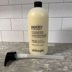 Philosophy PURITY One-Step Facial Cleanser- 32 fl oz Includes Pump